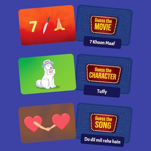 Image of Gouda Games Bollywood Battle 2.0 - Fast-Paced Trivia & Guessing Card Game for Groups, Game Nights & Parties, Gift for Bollywood Fans, Board Game Lovers, Teens & Adults, 3+ Players, Ages 14 & Up