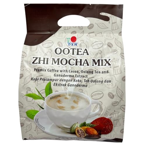 DXN Ootea Zhi Mocha - Caffè + ootea + cacao + champignon reishi Lingzhi Ganoderma - 20 bustine 21g