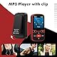 64GB mp3 Player Bluetooth 5.3 mit Clip,Music MP3-Player Kinder HiFi-Sport-Musikplayer, 1,5 Zoll MP3-Player-Bildschirm mit FM-Radio/Schrittzähler/Stimmenrecorder, wiegt nur 28g,TF-Karte bis zu 128G