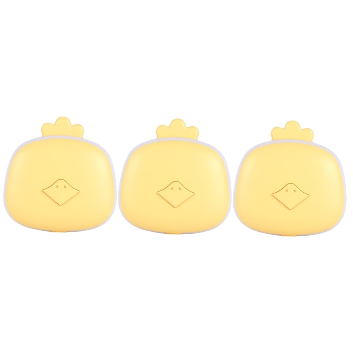 BESPORTBLE 3pezzi Mini Scaldamani Usb Ricaricabile Portatile e Regali Design Giallo