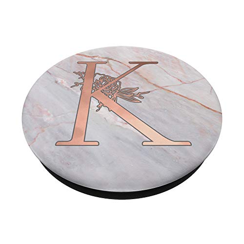 Rose Pink Letter K First Initial Monogram Aan116 Popsockets Popgrip: Swappable Grip For Phones & Tablets #TOP1