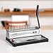 VEVOR Binding Machine, Comb Binding Machine 21-Holes Binding 450 Sheets, Book Binder Machine with 100 PCS 3/8'' Comb Binding Spines, for Letter Size, A4, A5