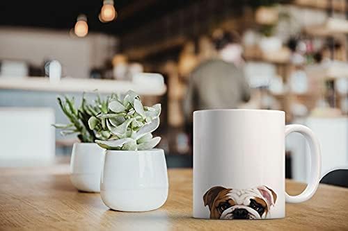 Miniatura 7 de MUGBREW Taza de té de cerámica Bulldog Inglés, 11 onzas