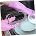 PACKOVE Circle-Shaped Cleaning Sponges 4 Pack Emery Sponge for Dish Washing Kitchen Cleaning Tools