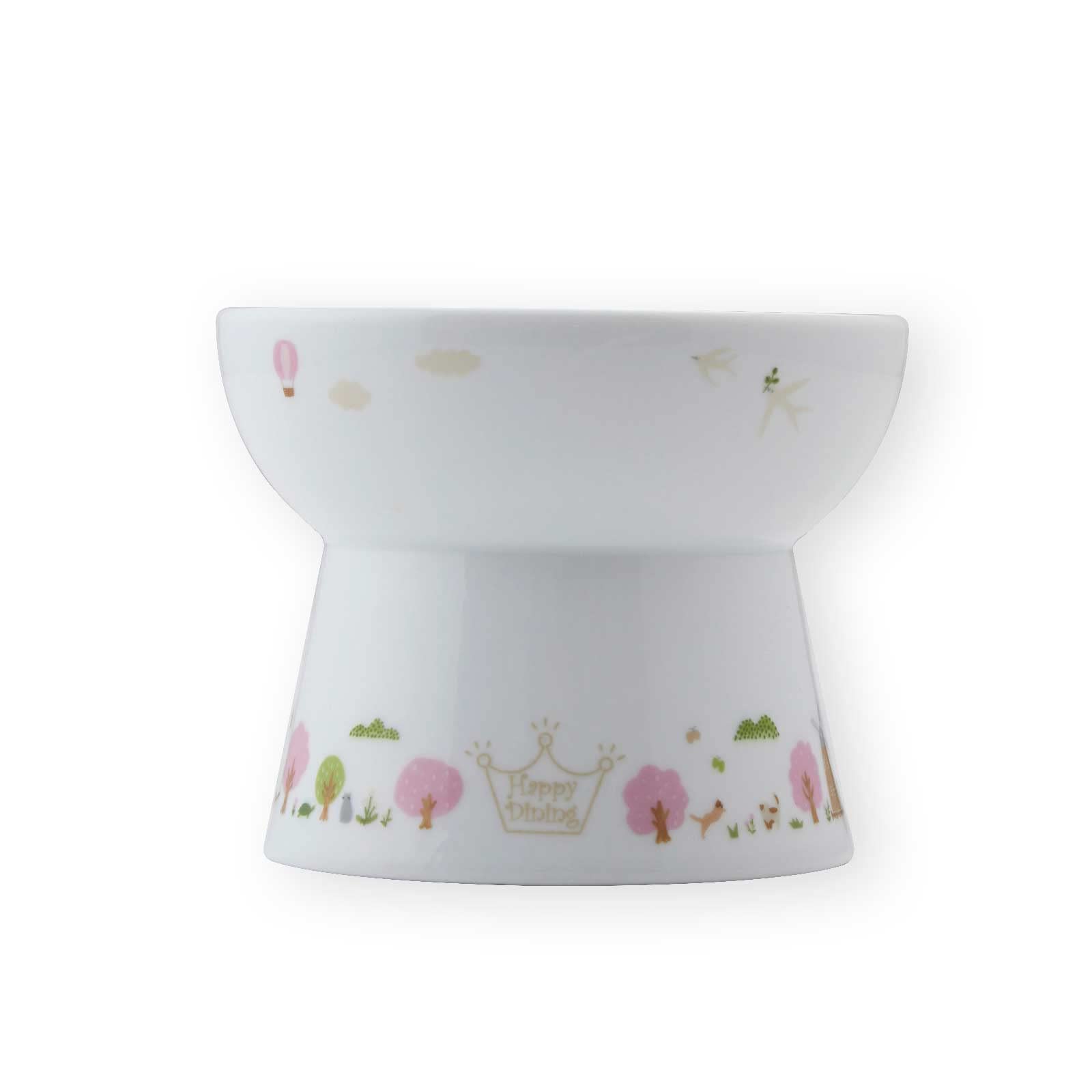 Amazon | ハッピーダイニング 猫用 脚付フードボウル L Sakura Animal