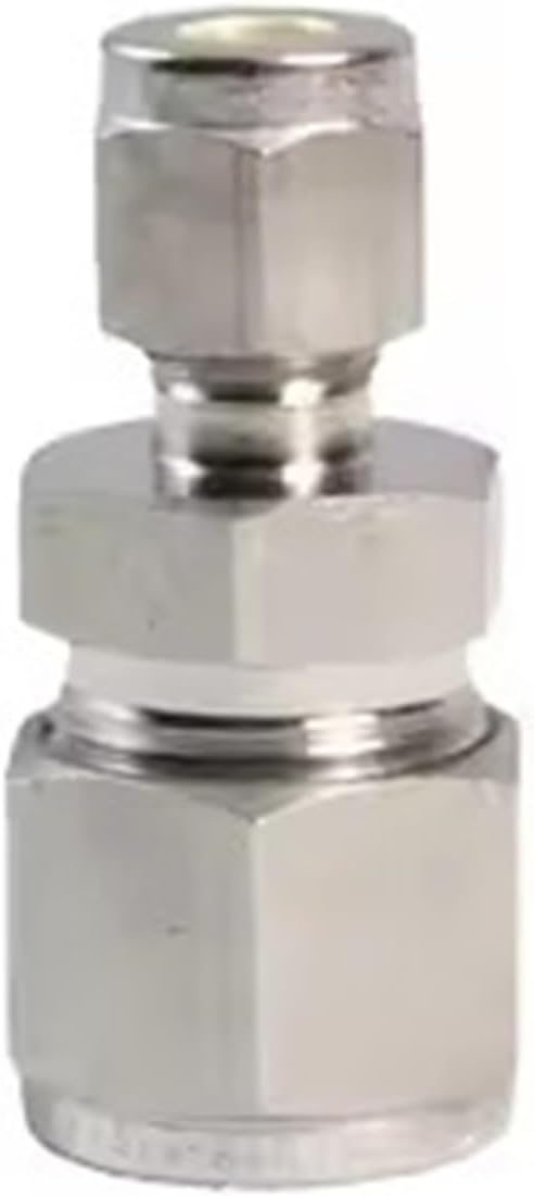 Reducing Union 6mm x 8mm Double Ferrule Compression Fitting Stainless Steel 316 Tube fittings(RU-M06M08)