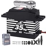 HobbyPark Waterproof RC Servo High Torque Coreless Motor Metal Gear Digital Servo for 1/8 1/10 RC...