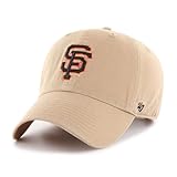 '47 MLB Khaki Clean Up Adjustable Hat, Adult (San Francisco Giants)