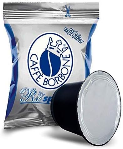Caffè Borbone Coffee Respresso, Blue Blend - 100 Capsules - Compatible with Nespresso®* Home Machines