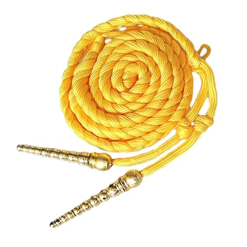 VONNST Versatile Shoulder Cord Tassels Chain, Traditional Shoulder Cord Uniform Cosplay Costume Fringe Epaulettes Clothing Accessories (Yellow)