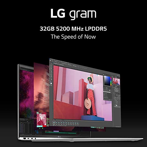 Lg Gram (2022) 17Z90Q Ultra Lightweight Laptop, 17" (2560 X 1600) Ips Display, Intel Evo 12Th Gen I7 1260P Processor, 32Gb Lpddr5, 2Tb Nvme Ssd, Fhd Webcam, Wifi 6E, Thunderbolt 4, Windows 11, Black #TOP7