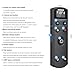 for Fujifilm Rechargeable Camera Remote Control Wireless Shutter Release Compatiable with Fuji X-T30 II, X-S10, X100VI, X-H2S, X-H2, X-T5, X-T4, X-T3, X-S20, X-T50, X-T30, X-M5, X-E5, X Half(Black)