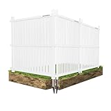 WOMEDUAL Air Conditioner Fence 3 Panels, 48' W x 48' H Outdoor Trash Can Fence, Easy Assembly Decorative Privacy Screen for AC Units & Pool Equipment