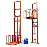 Piattaforma Di Sollevamento Semplice, Sollevatore Verticale Idraulico Per La Movimentazione Dei Materiali In Fabbrica(16FT Lifting Height)