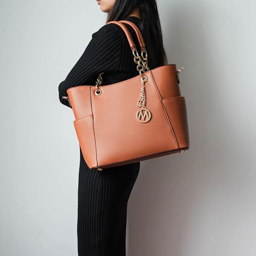 MKF Collection Tote Bag for Women, Handbag Set with Wallet-Top-Handle- Vegan Leather Purse4