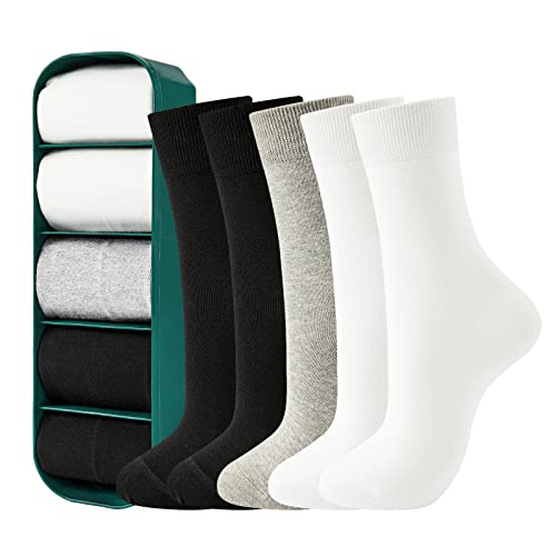 J-BOX Cotton Crew Socks for Women