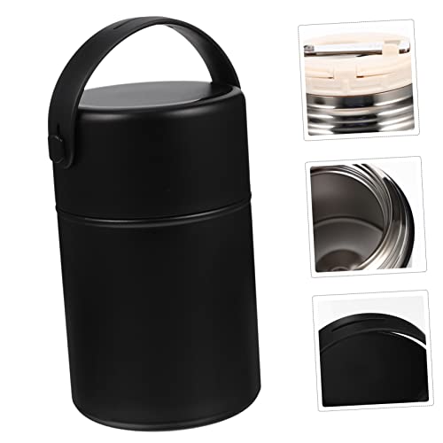 Termo de comida de acero inoxidable aislado al vacío con asa integrada grande 3