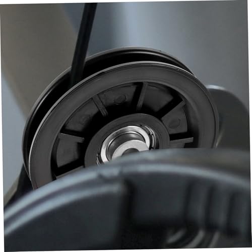 LIFKOME 耐摩耗性ブラックプーリー ホイール 径 ケーブル用フィットネス交換部品 高耐久ジムトレーニング機器対応