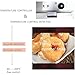 INTSUPERMAI 110V 2000W 22L Electric Industrial Funnel Cake Deep Fryer Temperature Control French Donuts Stainless Steel Commercial Single-cylinder Fryer with 2 Removable Rings