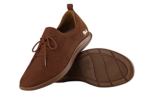Image of Neeman's ReLive Knit Casual Sneakers for Men, Boys (Copper Brown, Numeric 5)