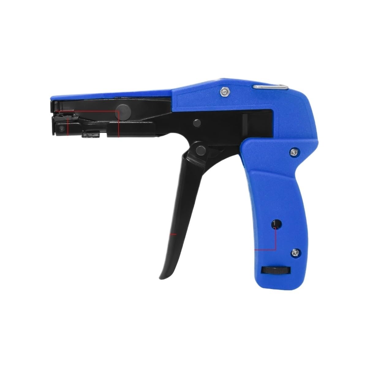 600A/800A Cable Tie Gun, Plastic Nylon Ties Fastening and Cut-Off Tool,Suitable for 2.2-4.8mm Width Hand(600A Cable Tie Gun)