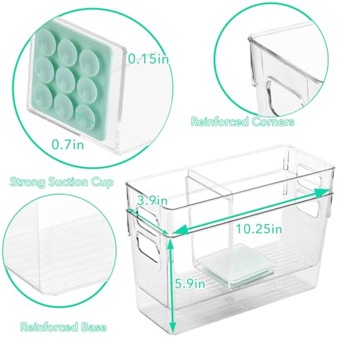 image for Ugotfeels Breastmilk Storage Container with L Shaped Separator Boards,