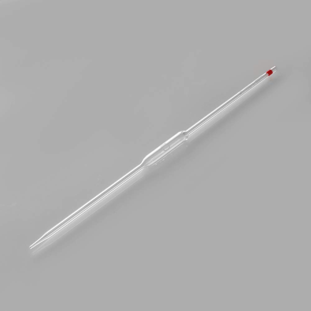Pyrex Borosilicate Glass Class A Orange Color-Coded Volumetric Pipets, TC/TD, 2ml Capacity (Case of 6)