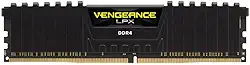 Corsair Kit de memória LPX 16GB DDR4 DRAM 2666MHz C16 CMK16GX4M1A2666C16 Preto