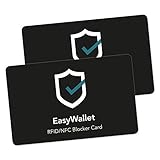 ✅ HOHE SICHERHEIT – Kreditkarten und Bankkarten mit NFC-Funktion lassen sich sehr leicht auslesen – unsere EasyWallet RFID/NFC Blocker Karte schützt den gesamten Geldbeutel mit Hilfe eines innovativen Störsignals.
