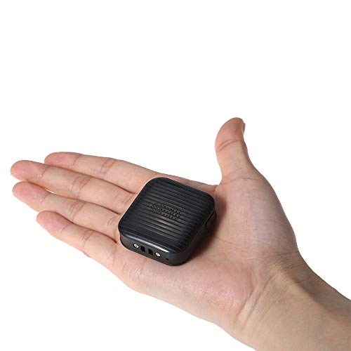HAJZF Localisateur GPS Intelligent Trousseau Tracker pour Les Enfants Voiture Chien Animal Dispositif De Suivi en Temps Réel GSM GPRS Système De Sécurité D'alarme Anti-Perte avec Application SOS,Noir