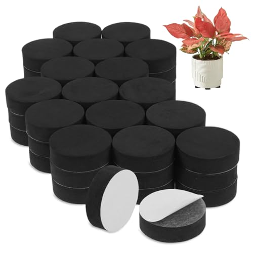 50 Stück Unsichtbare Blumentopf Füße, 30x10mm Selbstklebend Topffüße...