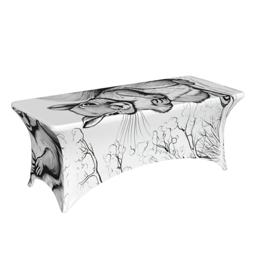 Nappe de table extensible sans pli pour table pliante de banquet - 4