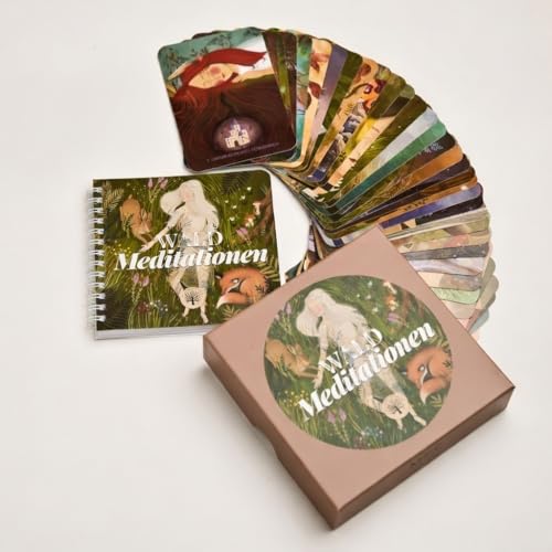 'Waldmeditationen' Karten-Set – Achtsamkeitskarten für Waldbaden, Natur Meditation und Entspannung