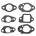 Produktbild eMagTech 2 Sets (12 Stück) Vergaserdichtungen 16221883800 16212ZL8000 16228ZL8000 kompatibel mit GCV135 GCV160 GCV190 HRB425C HRB475C HRB476C HRB536C Motoren