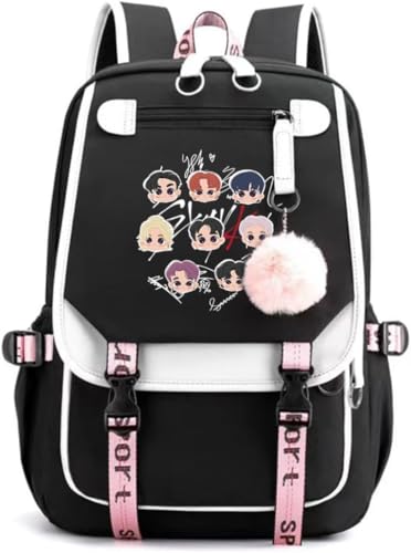 AiHdcy Stray fans Backpack Merch Book Bag Casual Backpack (Black3)