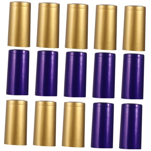 VINTORKY Pvc Wine Heat Shrink Sealing Film 100pcs Red Wine Bottle Caps for Cellars