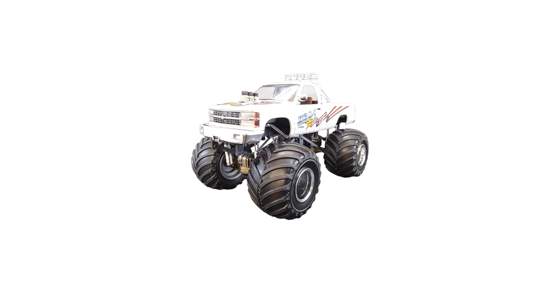 Amazon.com: AMT USA-1 Chevy Silverado Monster Truck 1:25