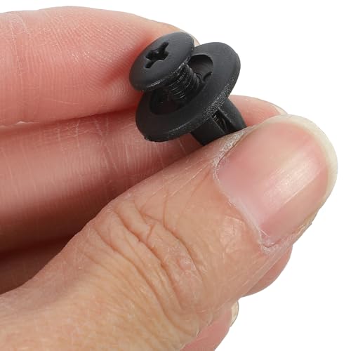 200 clips de sujeción de nylon negro para parachoques y guardabarros de coche 4