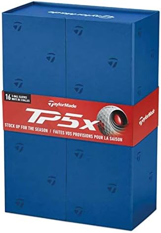 TaylorMade 2021 TP5x (3+1 Box) 4DZ Golf Ball Pack, white