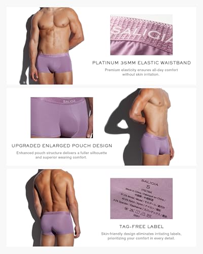 SALIGIA Mens Underwear Trunks for Men Pack of 3 Modal Men's Boxer Shorts4