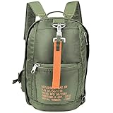 Greencity Air Force Parachute Buckles Rucksacks Nylon Tactical Backpack Deployment Bag Green