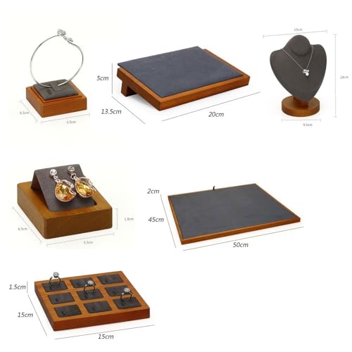 Porte bijoux en bois pour ranger colliers emmêlés et bagues