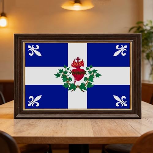 Drapeau du Sacré-Cœur impression sur toile haute définition grand format