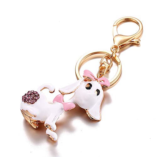 Preisvergleich Produktbild GMTEXTILES Anhänger Malerei Öl Geldbörse Geldbörse Schlüsselbund Frauen Modeschmuck Geschenk