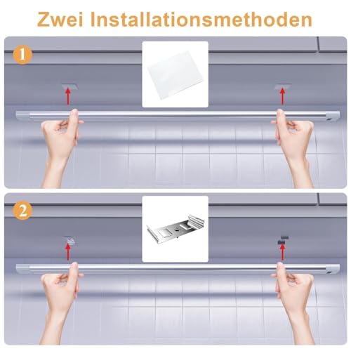 Miniatura 6 de Wobane Luz Led Cocina Bajo Mueble 60cm, Regulable Barra Luz Armario Con Sensor Sin Contacto, Luces Cocina Debajo Mueble Con Enchufe, Luz Led Adhesiva Para Gabinete, Estanteria, Blanco Cálido 2700k
