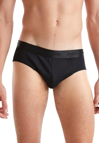 United Colors Of Benetton Slip 3XKP2S00F Intimo, Nero, L Uomo - 4