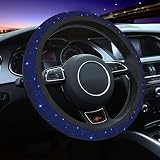Steering Wheel Cover Universal 15 Inch Galaxy Blue Neoprene Auto Interior Decor Truck Protector for