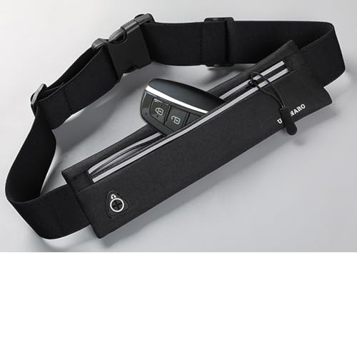 slim running belt fanny pack for men women running phone holder runners pouch waist pack for workout money belt running gear accessories fits all phones