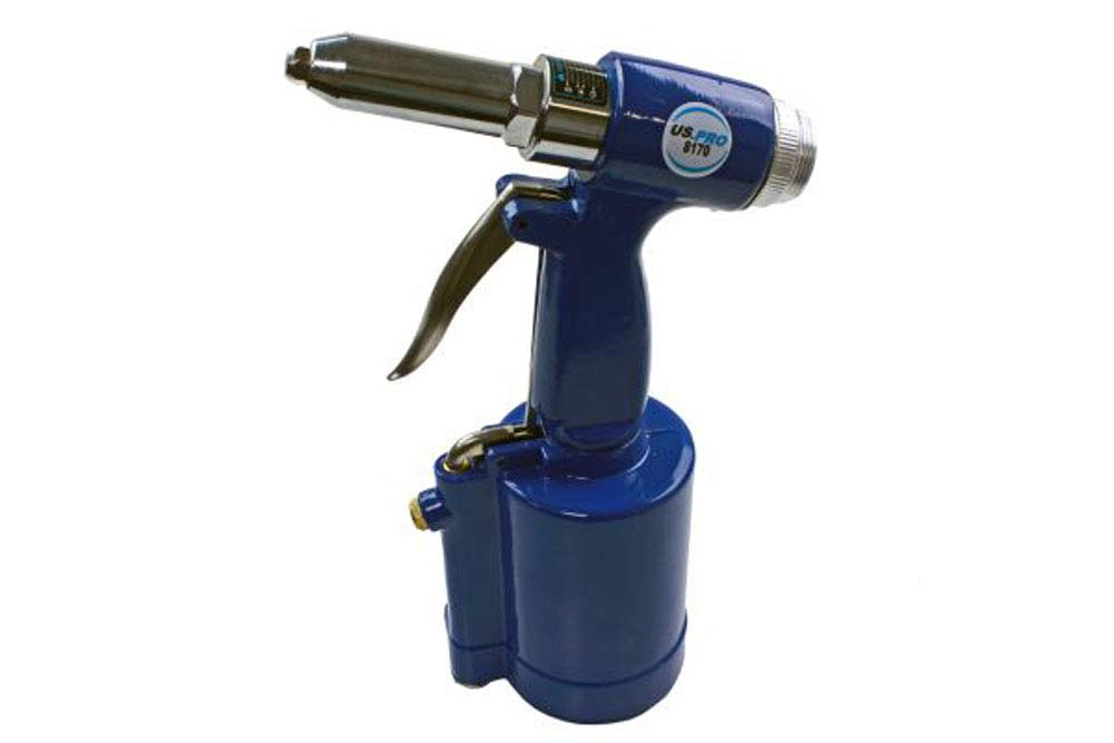 US PRO Tools Air Hydraulic Pneumatic Riveter Rivet Riveting Gun Set NEW 8170