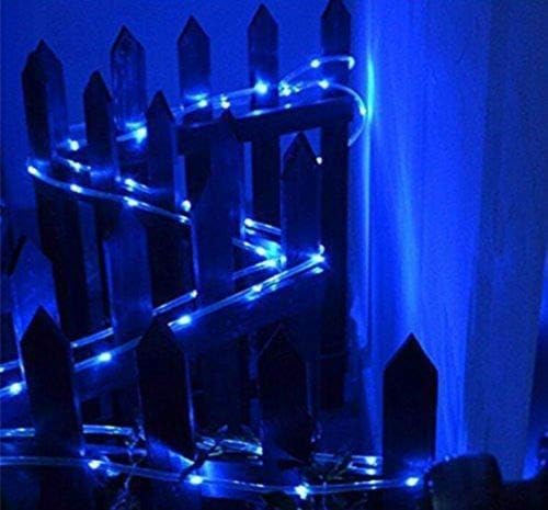 Miniatura 6 de Tira de luces solares de lichi para exteriores, 16.5 pies, 50 LED, impermeable, con cuerda de luces para exteriores, ideal para decoración del